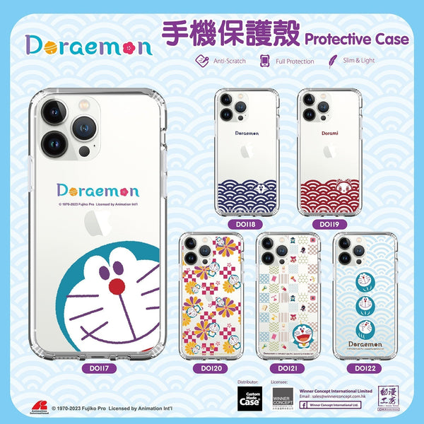 Doraemon Clear Case / iPhone Case / Android Case / Samsung Case 多啦A夢 正版授權 全包邊氣囊防撞手機殼 (DO121)