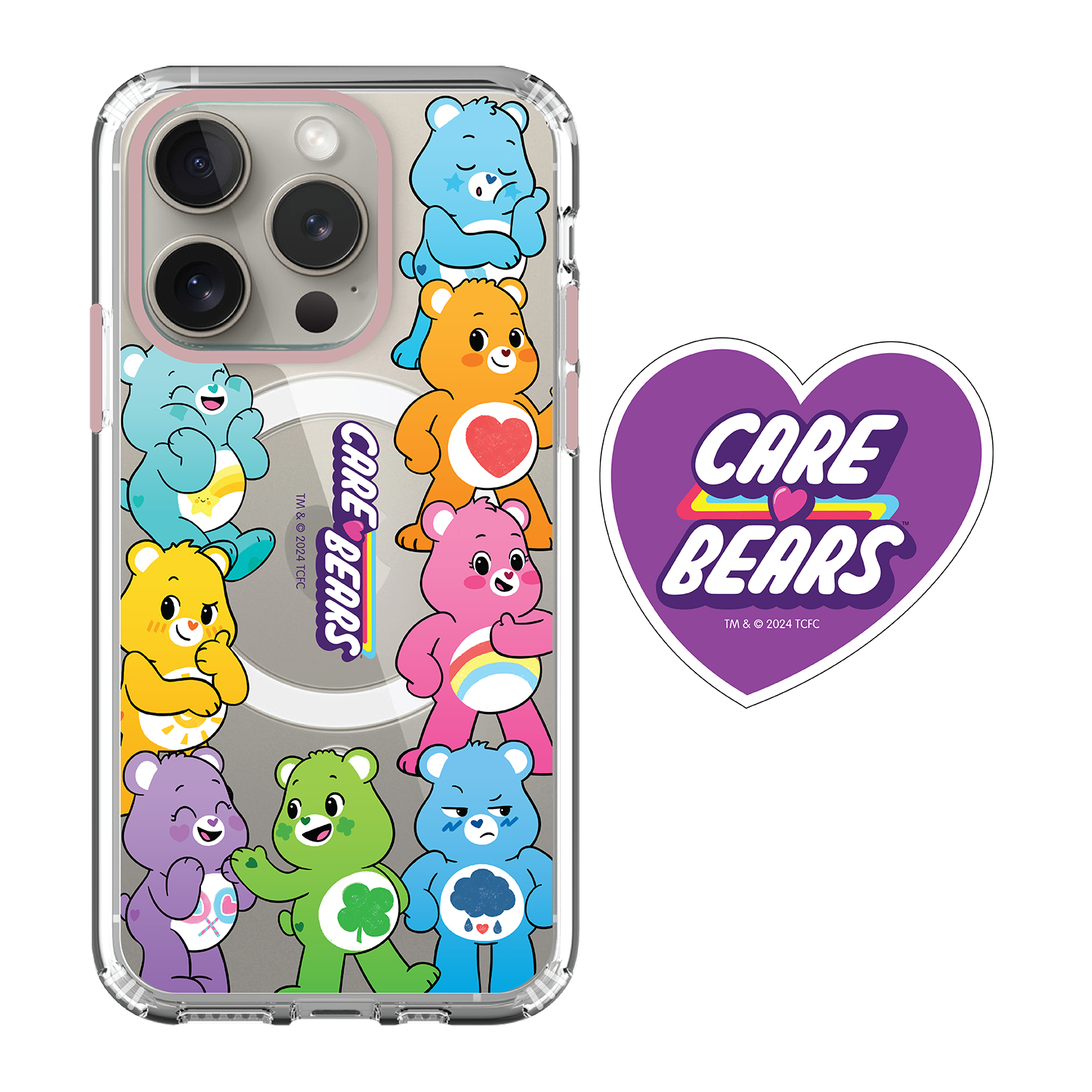 Care Bears iPhone Case / Android Phone Case & Magsafe Grip Stand Set (CB106MS)