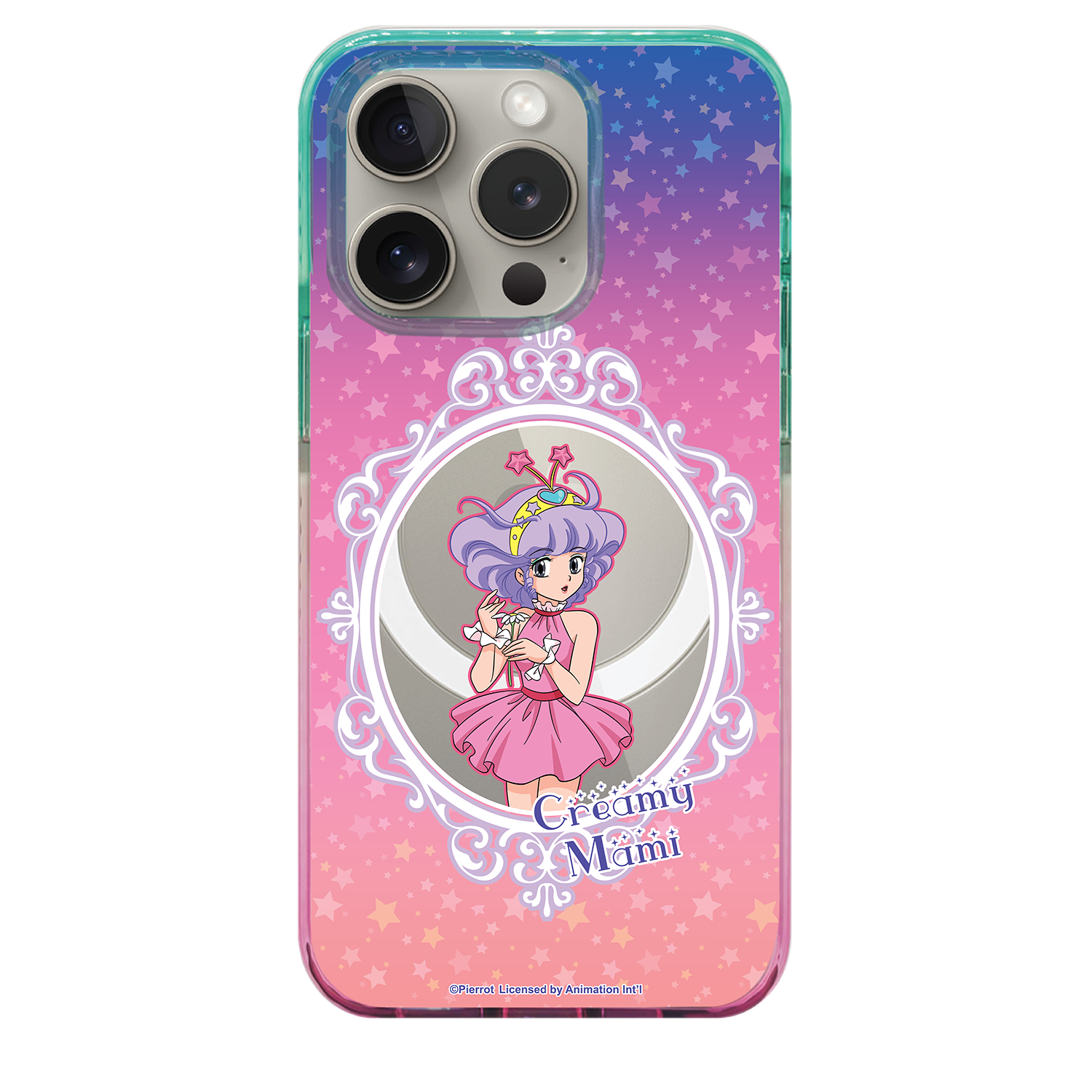 《我係小忌廉》 魔法の天使クリィミーマミ 彩色邊框 手機殼 iPhone Case (CM81CP)