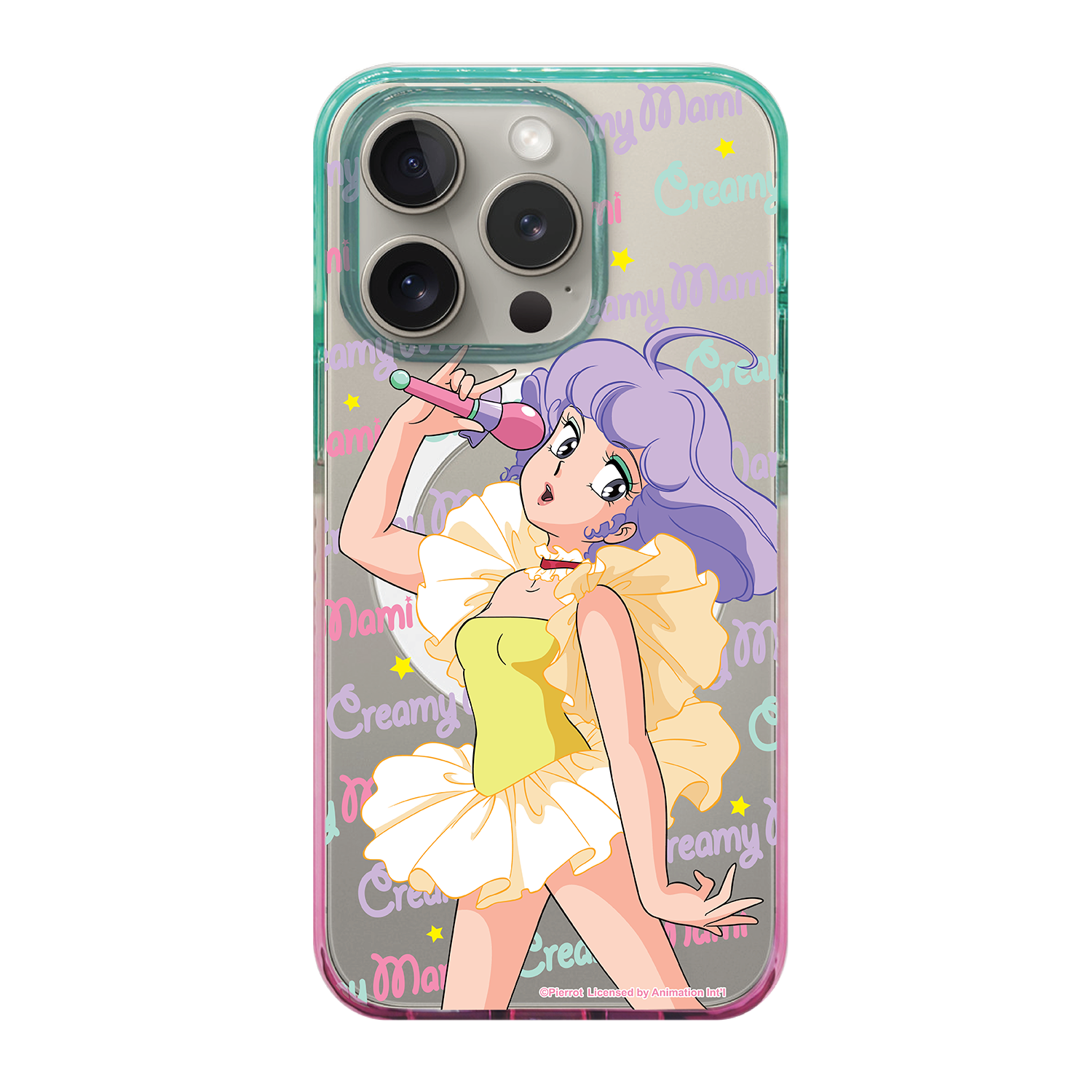 《我係小忌廉》 魔法の天使クリィミーマミ 彩色邊框 手機殼 iPhone Case (CM82CP)