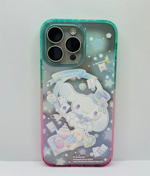 【門市發售】玉桂狗 Cinnamoroll 漸變磁吸殼➕卡套 （iPhone 14-15系列）