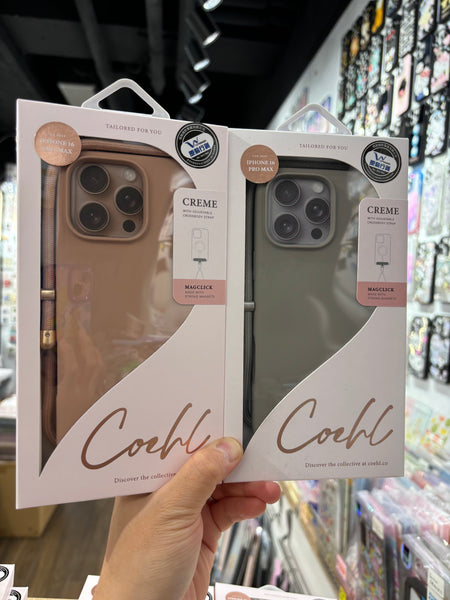 【門市發售】Coehl 掛繩手機殼（iPhone 16Pro/16Pro Max）