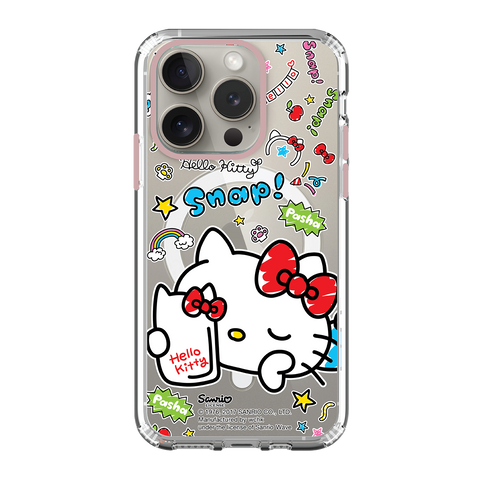 Hello Kitty Clear Case / iPhone Case / Android Case / Samsung Case 正版授權 全包邊氣囊防撞手機殼 (KT95)