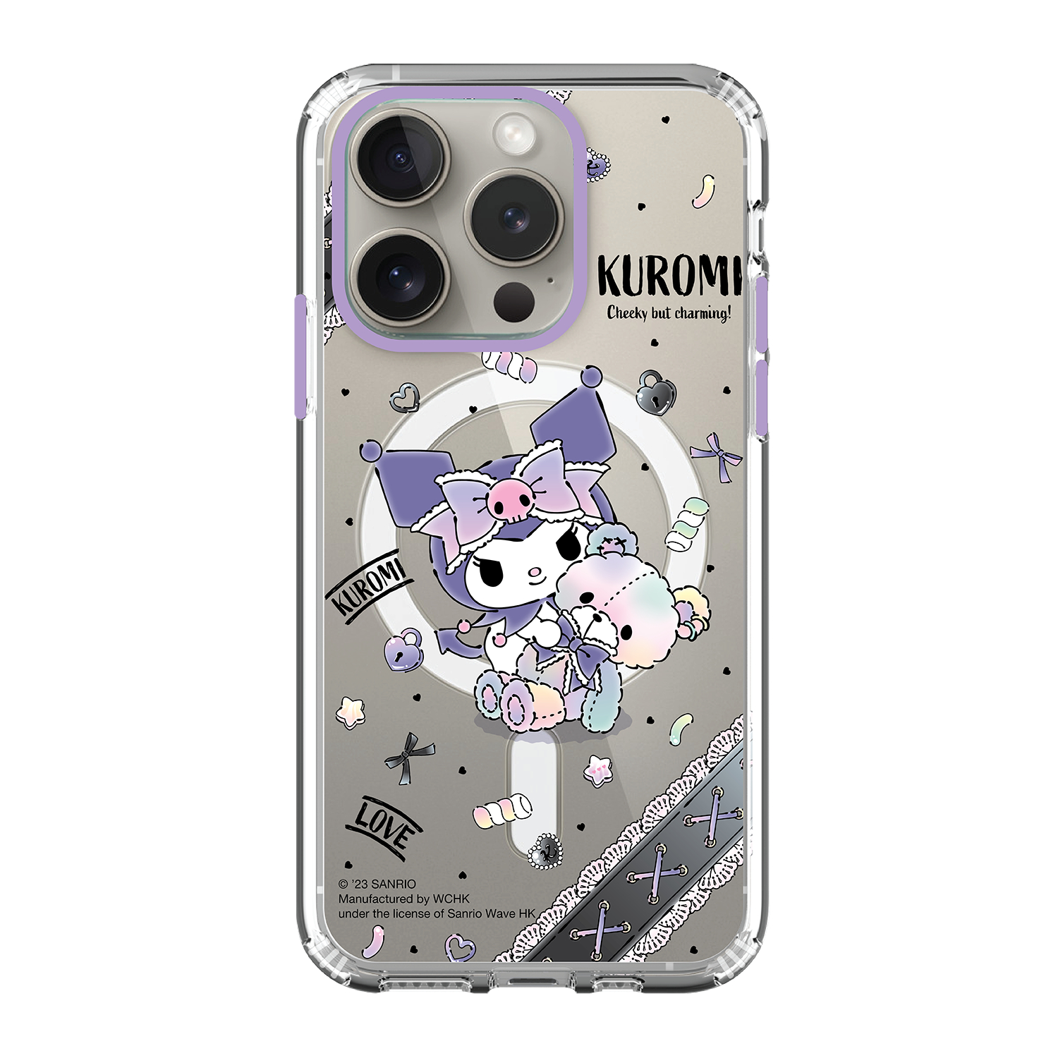 Kuromi Clear Case / iPhone Case / Android Case / Samsung Case 防撞透明手機殼 (KU105)