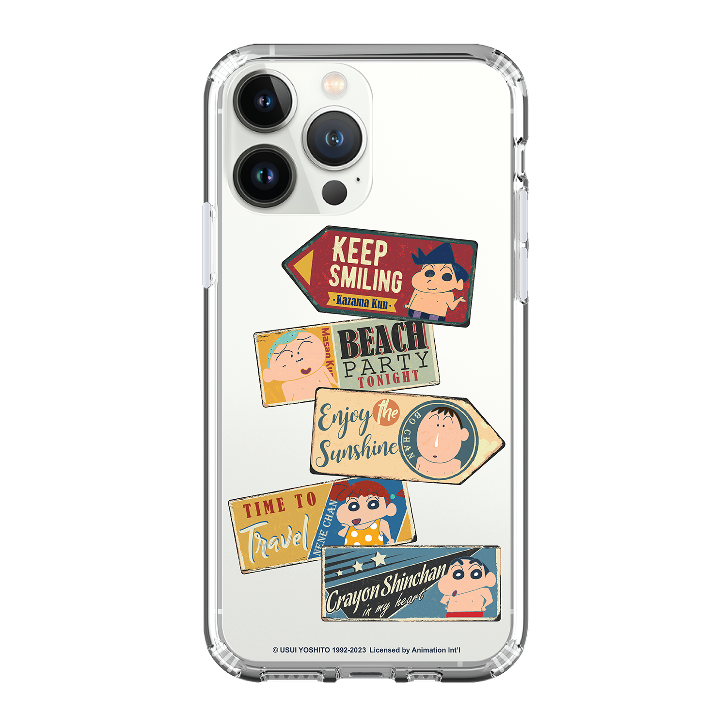 Crayon Shin-chan Clear Case / iPhone Case / Android Case / Samsung Case 蠟筆小新 正版授權 全包邊氣囊防撞手機殼 (SC285)