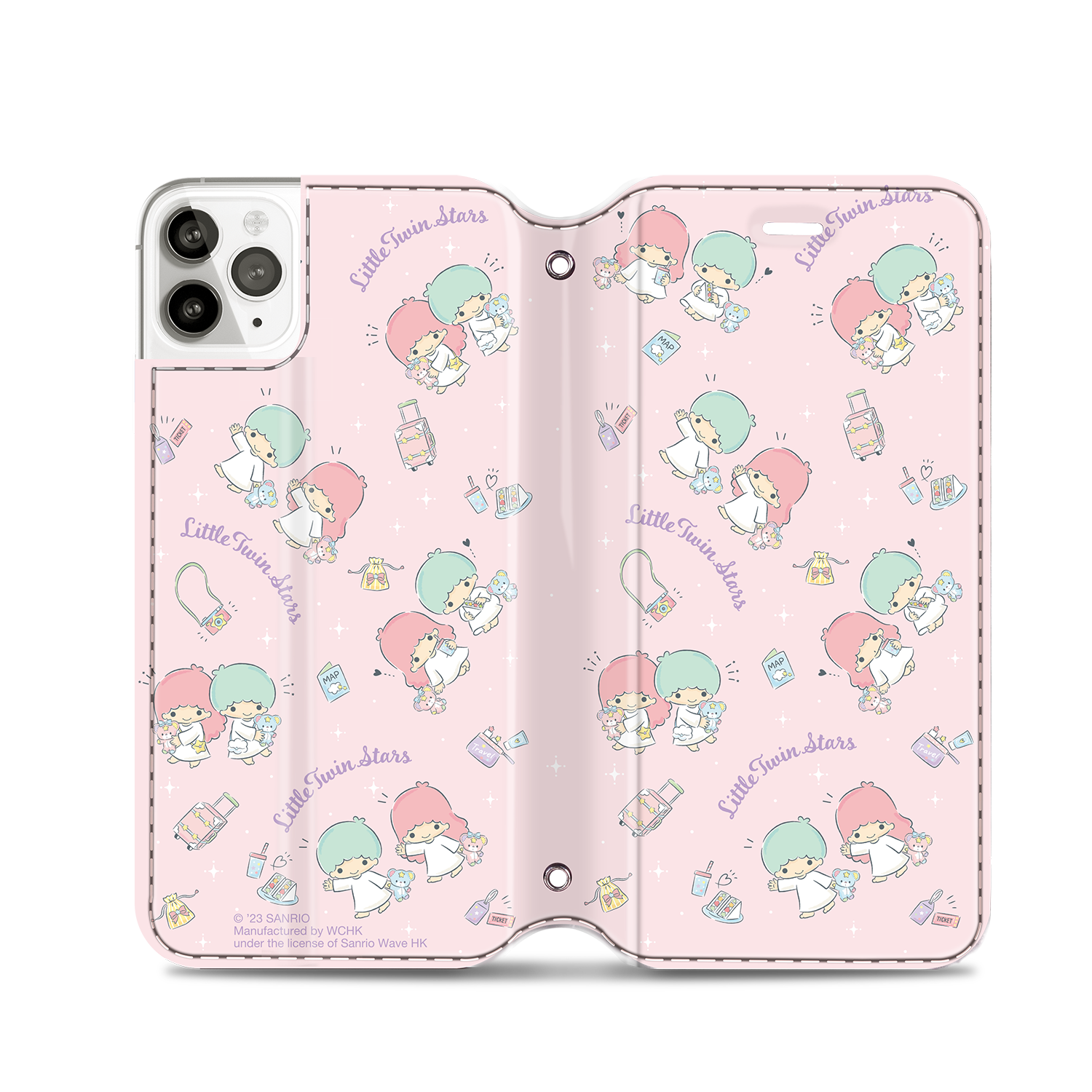 Little Twin Stars Leather Flip Case (TSCM149)