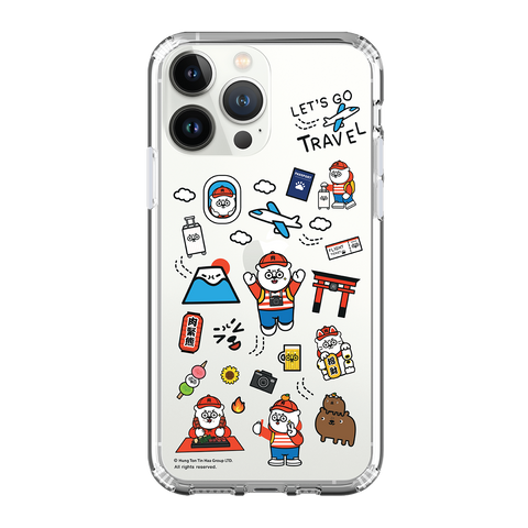 Yookgun Kuma 肉緊熊 Clear Case / iPhone Case / Android Case / Samsung Case 正版授權 全包邊氣囊防撞手機殼 (YGK81)