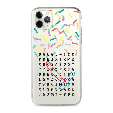 Custom - Word Search Clear Case (CMC952)