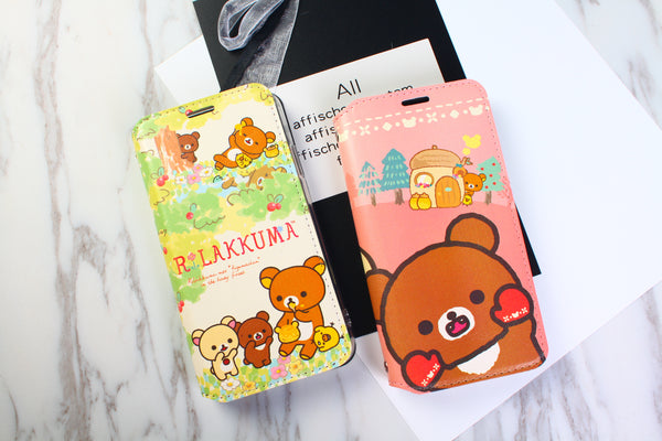 Rilakkuma Leather Flip Case (RKCM02)