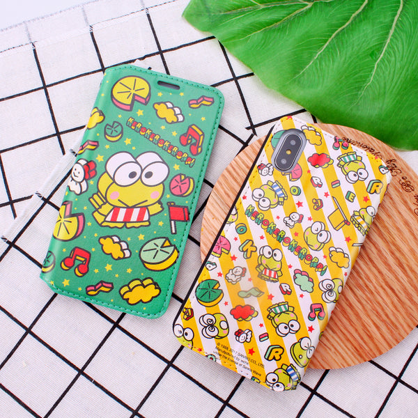 KeroKeroKeroppi Leather Flip Case (KRCM05)