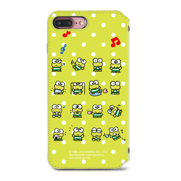 KeroKeroKeroppi Leather Flip Case (KRCM03)