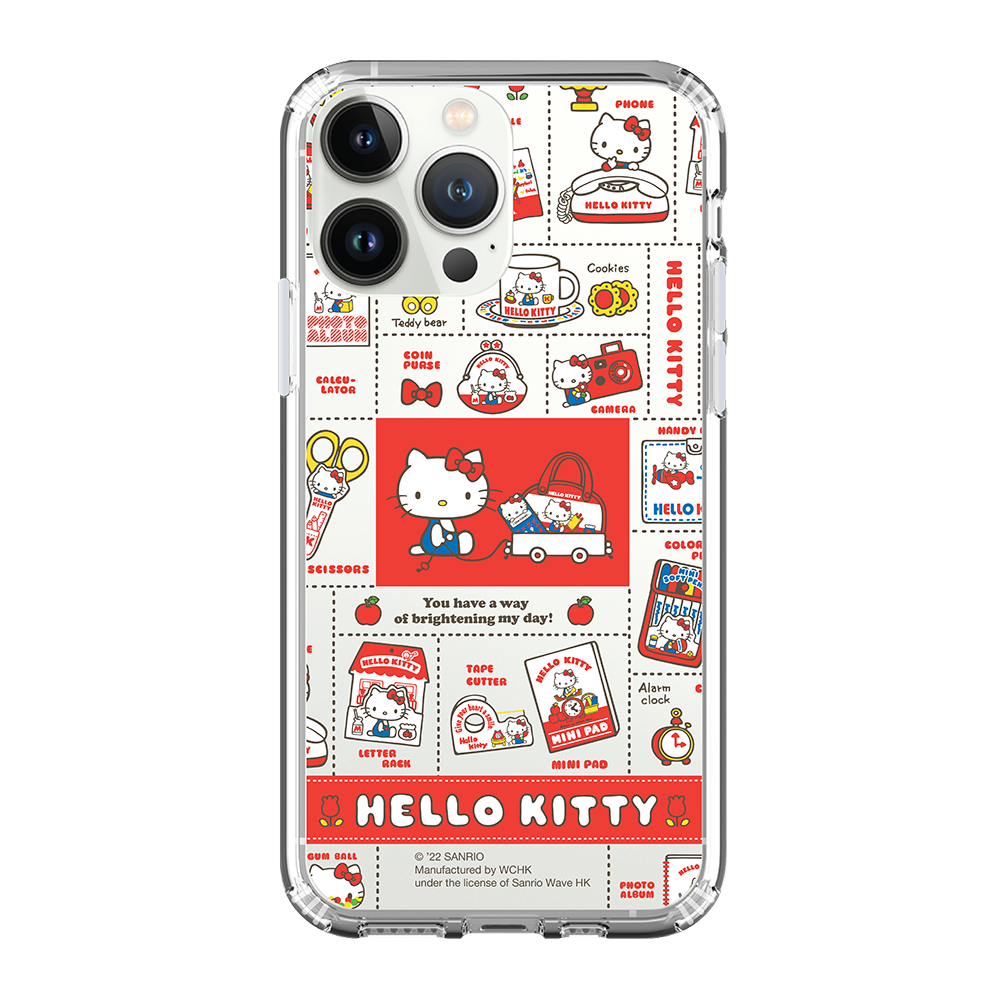 Hello Kitty Clear Case / iPhone Case / Android Case / Samsung Case 正版授權 全包邊氣囊防撞手機殼 (KT157)