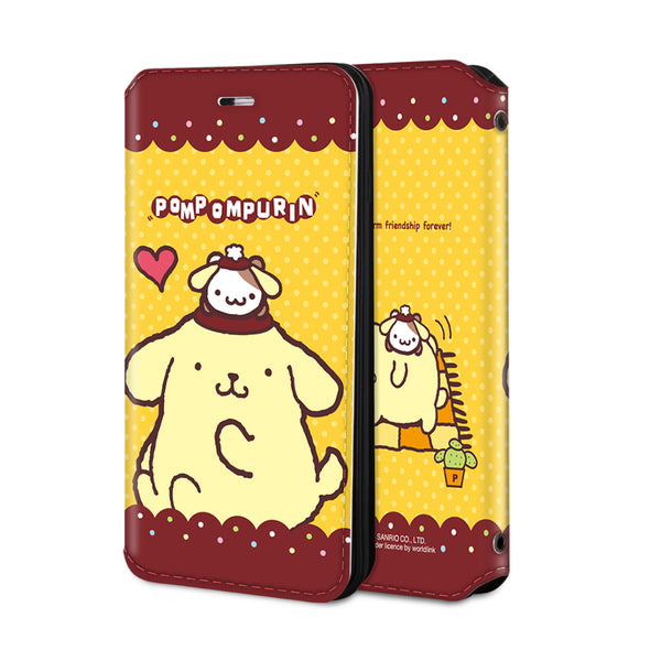 Pom Pom Purin Leather Flip Case (PNCM03)