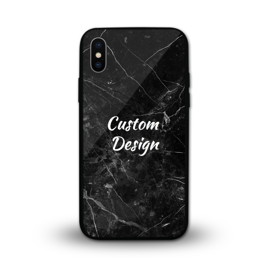 Custom Glossy Glass Case - iPhone Xs Max